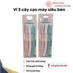 (Hàng mới) Vĩ 3 cây dao cạo lông mày