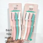 (Hàng mới) Vĩ 3 cây dao cạo lông mày