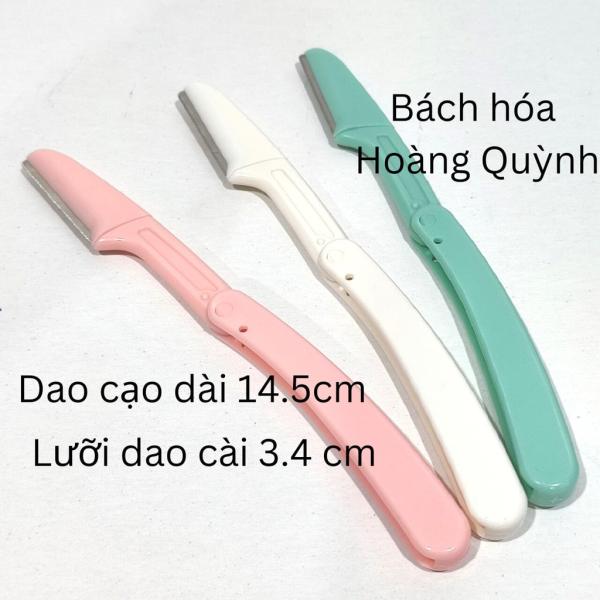 (Hàng mới) Vĩ 3 cây dao cạo lông mày