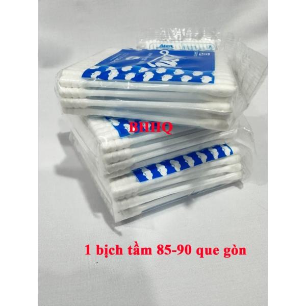 Combo 3 gói tăm bông thân nhựa Aten (đầu bông lớn)