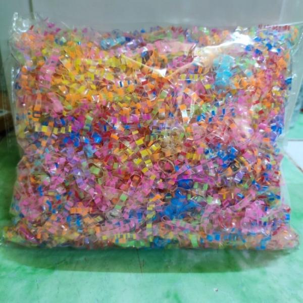 Túi 500 gam dây thun cột tóc đa năng, chun buộc tóc nhiều màu , loại dẻo