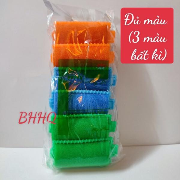 6 cái ống muốt cuốn tóc- lô muốt cuốn tóc, quấn tóc tạo kiểu tiện lợi