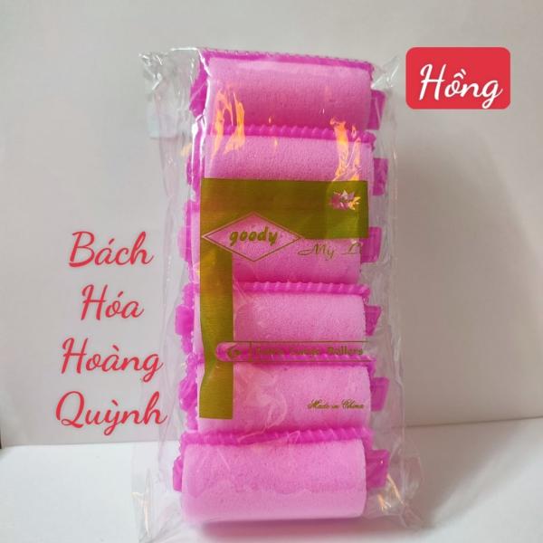6 cái ống muốt cuốn tóc- lô muốt cuốn tóc, quấn tóc tạo kiểu tiện lợi