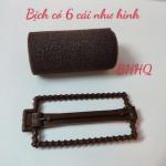 6 cái ống muốt cuốn tóc- lô muốt cuốn tóc, quấn tóc tạo kiểu tiện lợi