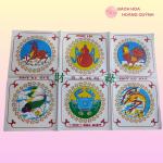 Bộ bầu cua cá cọp Phát Đạt- Phát Lộc hạt xốp, chơi tết gia đình họp mặt