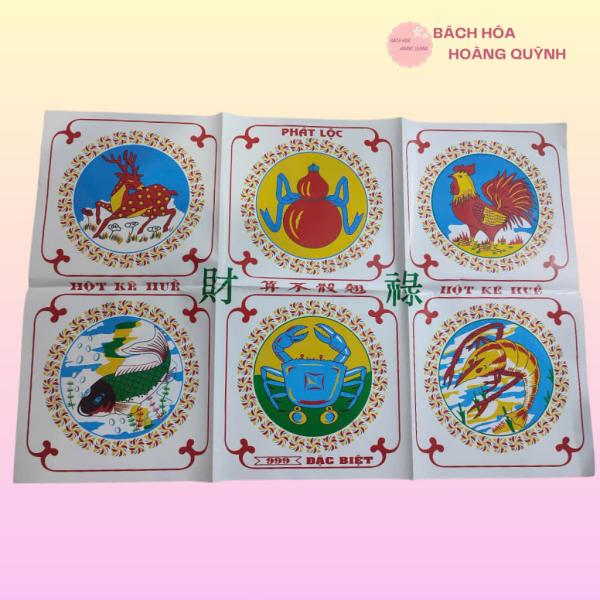 Bộ bầu cua cá cọp Phát Đạt- Phát Lộc hạt xốp, chơi tết gia đình họp mặt