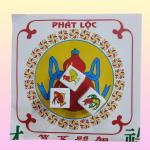 Bộ bầu cua cá cọp Phát Đạt- Phát Lộc hạt xốp, chơi tết gia đình họp mặt