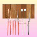 Bộ ráy tai 8 dụng cụ cán nhựa đỏ Nghĩa Vina nhíp chuốt đều, bộ móc ráy tai chuyên nghiệp , vệ sinh tai