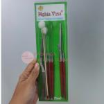 Bộ ráy tai 8 dụng cụ cán nhựa đỏ Nghĩa Vina nhíp chuốt đều, bộ móc ráy tai chuyên nghiệp , vệ sinh tai