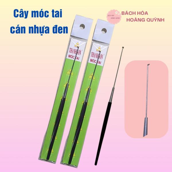 1 cây móc ráy tai cán đen cao cấp ,cây lấy ráy tai cán nhựa dài Thanh Sơn