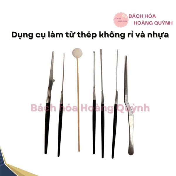 Bộ ráy tai 7 dụng cụ cán nhựa đen Nghĩa Vina