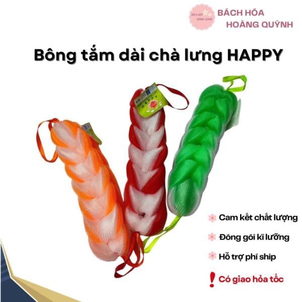 Bông tắm dài tạo bọt HAPPY.
