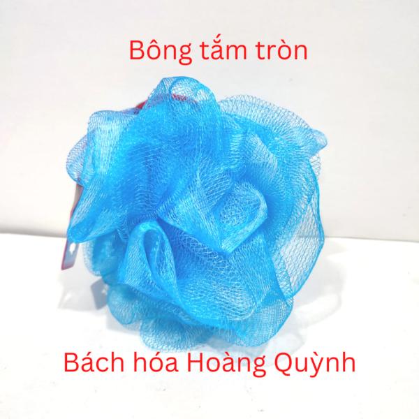 Bông tắm TRÒN lười mềm mại. (loại 2 lớp).