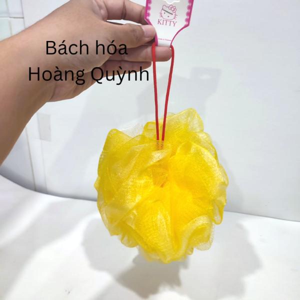 Bông tắm TRÒN lười mềm mại. (loại 2 lớp).