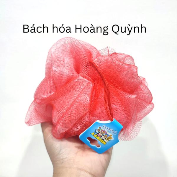 Bông tắm TRÒN lười mềm mại. (loại 2 lớp).