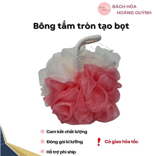 Bông tắm tròn tạo bọt- Bông tắm lưới mềm mại