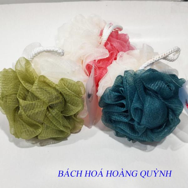 Bông tắm tròn tạo bọt- Bông tắm lưới mềm mại