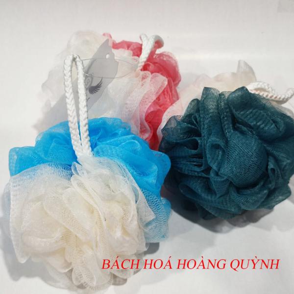Bông tắm tròn tạo bọt- Bông tắm lưới mềm mại