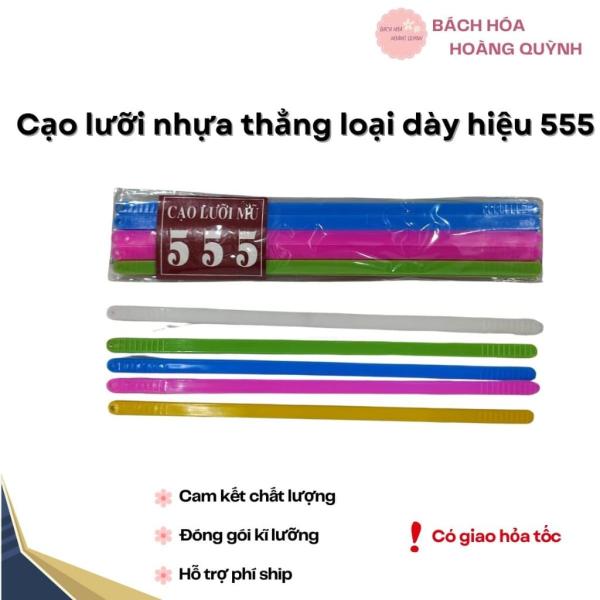 10 que cạo lưỡi nhựa dày dạng thẳng