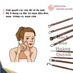 4cây nặn mụn đầu đen cao cấp màu hồng có hộp đựng , tiện dụng làm đẹp BHHQ