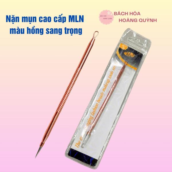 Cây nặn mụn đầu đen cao cấp màu hồng MLN sang trọng có túi nhựa xinh xắn , tiện dụng làm đẹp BHHQ