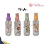 Chai chiết mỹ phẩm (dầu gội, sữa tắm...) mini thuận tiện du lịch họa tiết xinh xắn .