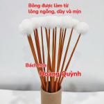 Combo 10 cây bông ngoáy tay (bông ráy tai) lông ngỗng size NHỎ