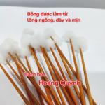 Combo 10 cây bông ngoáy tay (bông ráy tai) lông ngỗng size NHỎ
