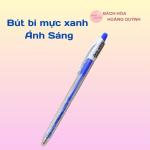 Combo 10 cây bút bi mực xanh ánh sáng ngòi 0.7 mm nét đẹp
