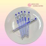 Combo 10 cây bút bi mực xanh ánh sáng ngòi 0.7 mm nét đẹp