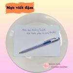 Combo 10 cây bút bi mực xanh ánh sáng ngòi 0.7 mm nét đẹp