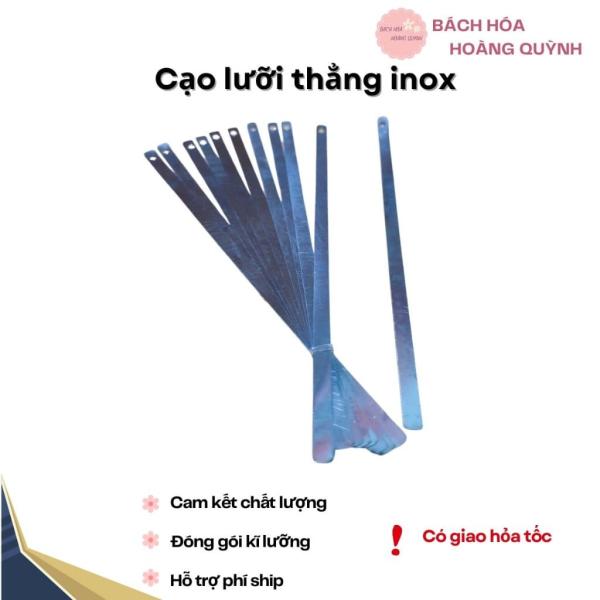 Combo 10 cây cạo lưỡi (nạo lưỡi) dạng que bằng inox - vệ sinh răng miệng