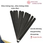 Combo 10 cây dũa móng tay,móng chân 2 mặt màu đen