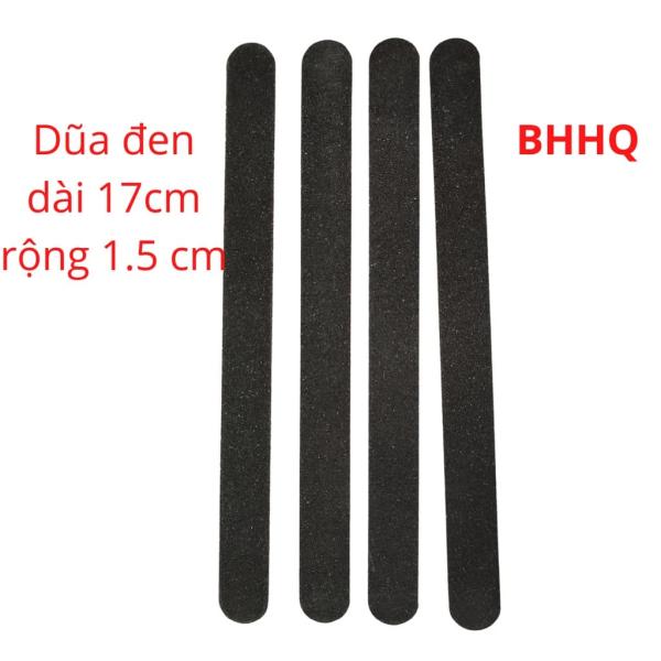 Combo 10 cây dũa móng tay,móng chân 2 mặt màu đen