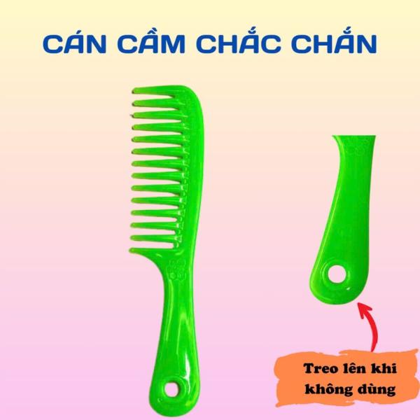 Combo 10 cây lược răng thưa- lược xù chải tóc xoăn Vĩnh Phước