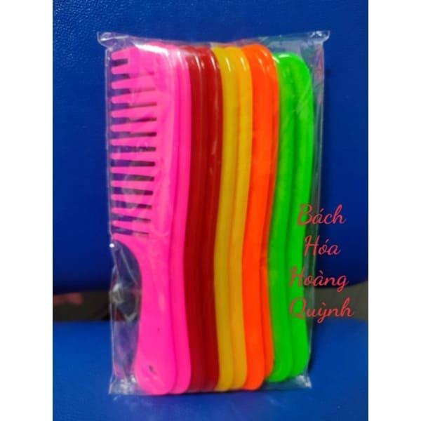 Combo 10 cây lược răng thưa- lược xù chải tóc xoăn Vĩnh Phước