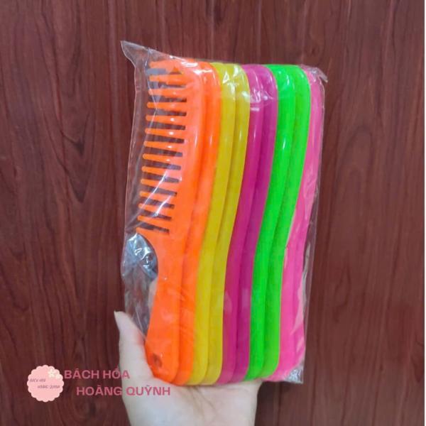 Combo 10 cây lược răng thưa- lược xù chải tóc xoăn Vĩnh Phước
