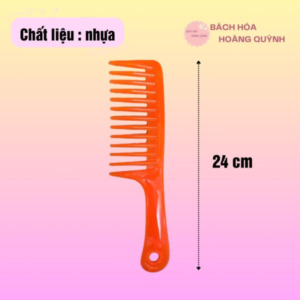 Combo 10 cây lược xù loại lớn đủ màu, lược răng thưa lớn chuyên chải tóc xoăn , giảm rụng tóc