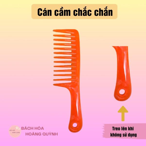 Combo 10 cây lược xù loại lớn đủ màu, lược răng thưa lớn chuyên chải tóc xoăn , giảm rụng tóc