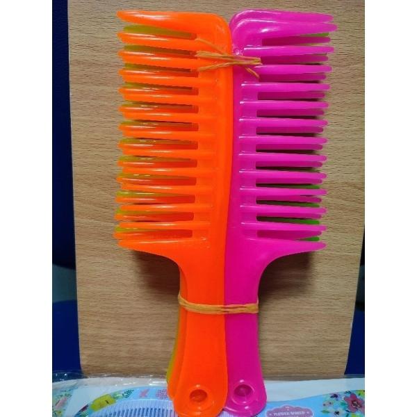 Combo 10 cây lược xù loại lớn đủ màu, lược răng thưa lớn chuyên chải tóc xoăn , giảm rụng tóc