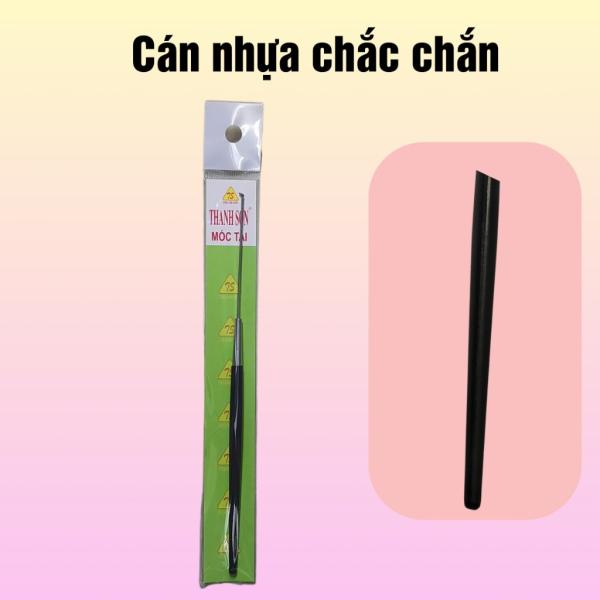 Combo 10 cây móc tai cán nhựa đen Thanh Sơn , cây ráy tai cán nhựa dài có túi rời