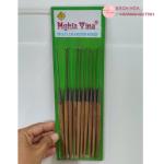 Combo 10 cây móc tai inox cán gỗ vàng 18 cm Nghĩa Vina, cây móc ráy tai, cây lấy ráy tai vệ sinh tai