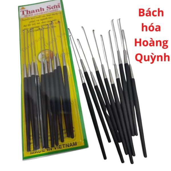 Combo 10 cây móc ráy tai cao cấp cán đen Thanh Sơn
