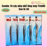 Combo 10 cây nhíp kim tân 65 nhổ râu,nhổ tóc,nhổ lông mày lông nách đa năng.