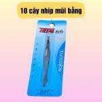 Combo 10 cây nhíp kim tân 65 nhổ râu,nhổ tóc,nhổ lông mày lông nách đa năng.