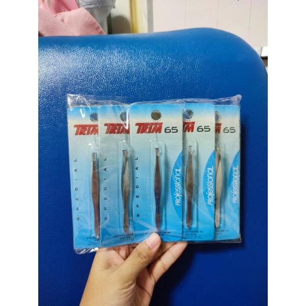 Combo 10 cây nhíp kim tân 65 nhổ râu,nhổ tóc,nhổ lông mày lông nách đa năng.