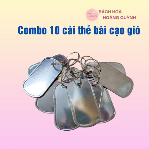 Combo 10 cái thẻ bài cạo gió bằng thép không gỉ