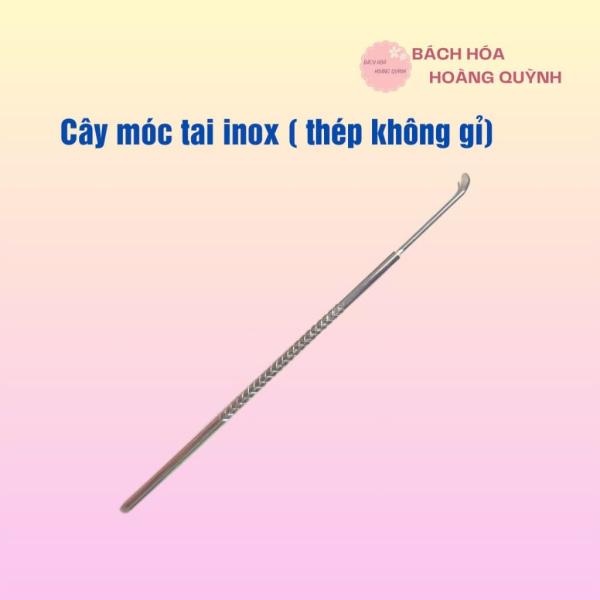 COmbo 5 Cây móc tai inox, cây móc lỗ tai thép không gỉ vệ sinh tai, lấy ráy tai