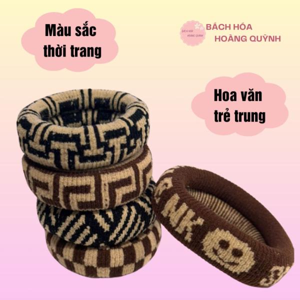 Combo 5 dây cột tóc lò xo bằng nhựa màu đen tránh gãy rụng tóc,dây cột tóc nhựa thời trang cho phụ nữ.