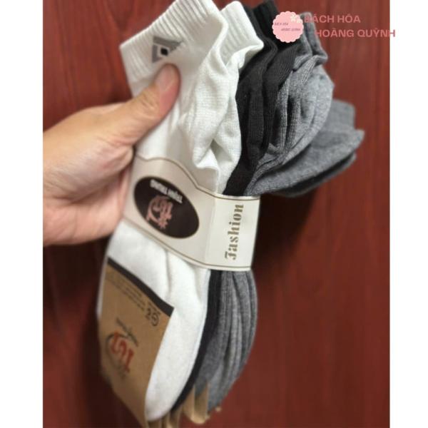 Combo 5 đôi tất vớ nam cổ ngắn đủ màu co giãn Trịnh Trung thoáng khí, co giãn
